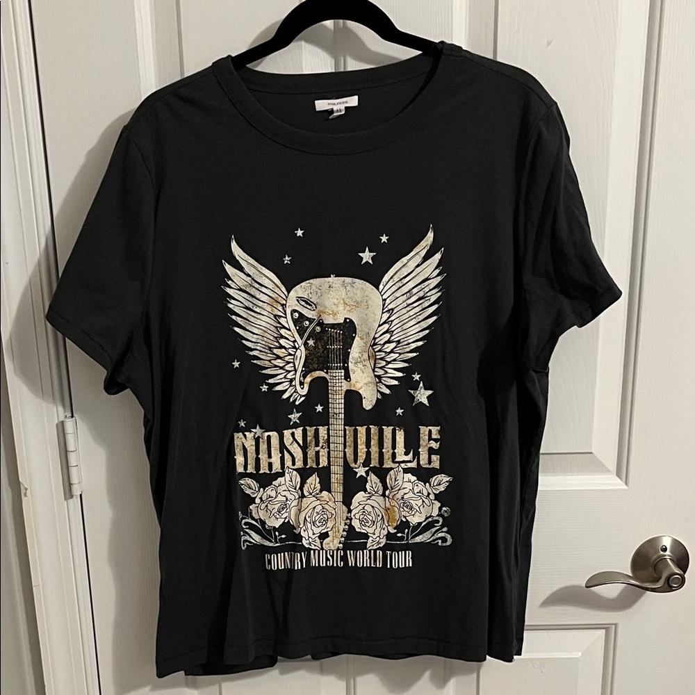 Nashville Graphic T-Shirt Maurices 1X Women’s Dark Gray